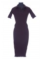 BOTTEGA VENETA DRESS WOOL LIGHT WEIGHT RIBS