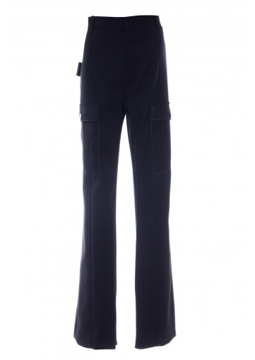 BOTTEGA VENETA PANTALON DOUBLE CAVALERIE LAINE STRETCH