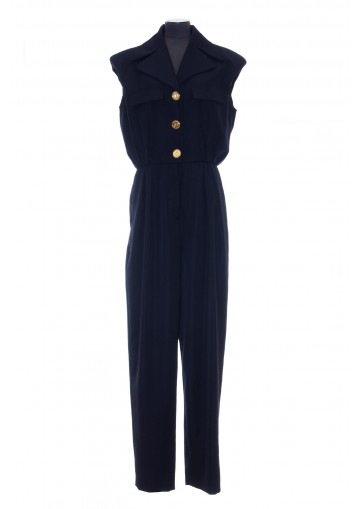 BALMAIN SLEEVELESS 3 BTN GDP JUMPSUIT