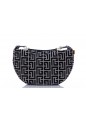 BALMAIN HOBO-MONOGRAM JACQUARD