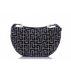 BALMAIN HOBO-MONOGRAM JACQUARD