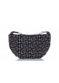 BALMAIN HOBO-MONOGRAM JACQUARD