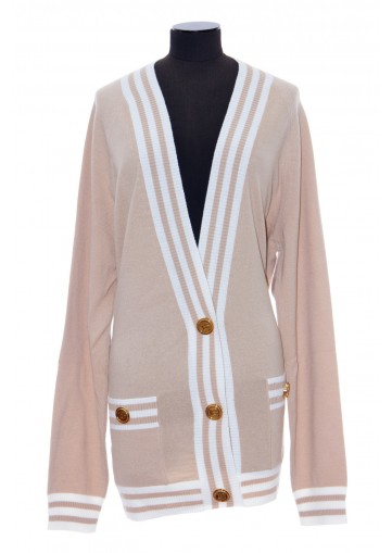 BALMAIN BUTTONED BALMAIN CARDIGAN