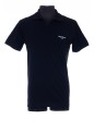 BALMAIN BALMAIN FLOCK POLO COLLAR T-SHIRT