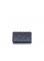 CHRISTIAN LOUBOUTIN CARASKY CLUTCH MISS DENIM