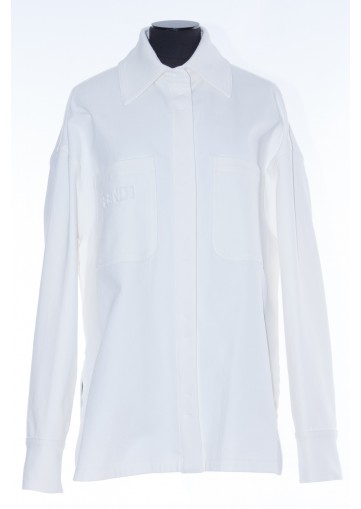 FENDI GIACCA  WHITE DENIM