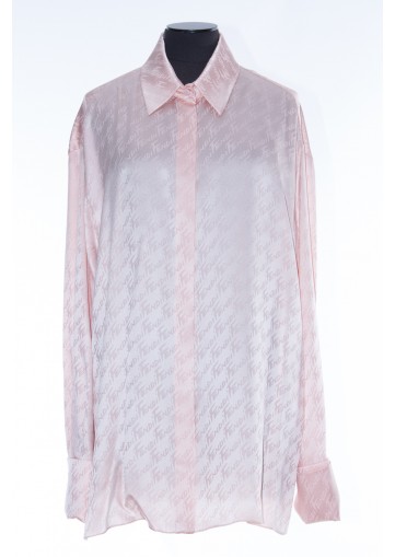 FENDI CAMICIA FENDI BRUSH SATIN JACQ