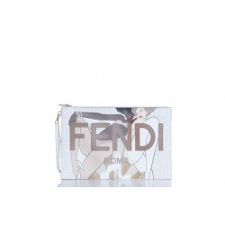 FENDI LARGE FLAT POUC TESS.PU FF 197