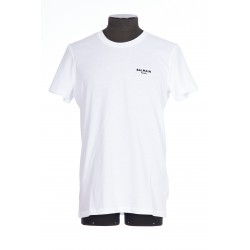 BALMAIN FLOCK T-SHIRT CLASSIC FIT