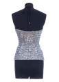 ALIX TOP STRETCH MACHINE SEQUINS