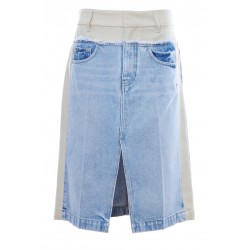 PANELED LIGHT VINTAGEBLUE DENIM