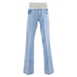 PANELED LIGHT VINTAGEBLUE DENIM