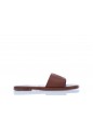 CL MULE FLAT CALF/LINING/CUOIO HEEL