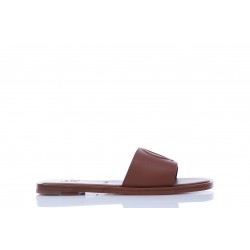 CL MULE FLAT CALF/LINING/CUOIO HEEL