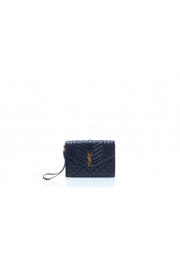 FLAP POUCH VEAU GRAINE BRILLANT