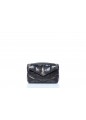 SMALL PUFFER CHAIN BAG CUIR BRILLANT NERVURE