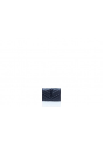 SMALL ENVELOPE WALLET GRAIN DE POUDRE SAINT LAURENT MATELASSE