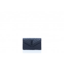 CLASSIC CHAIN WALLET GRAIN DE POUDRE SAINT LAURENT MATELASSE