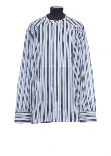 STRIPED COTTON POPLIN SHIRT