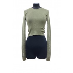 TRICOT DE CORPS CROP COTE VISCOSE FINE