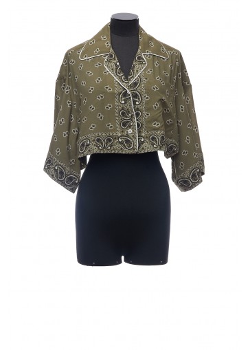 PAISLEY CROP SHIRT