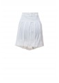 MONOGRAM PLEATED SKIRT