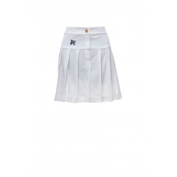 MONOGRAM PLEATED SKIRT