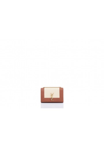 SMALL KATE CHAIN BAG SENNA/CUIR VEGETAL