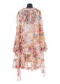 AUGUST BILLOW FRILL MINI DRESS