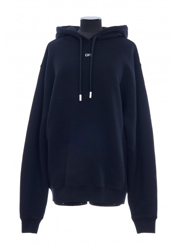 DIAG EMBR REGULAR HOODIE