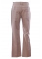 FLARE COTTON GABARDINE PANTS