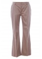 FLARE COTTON GABARDINE PANTS