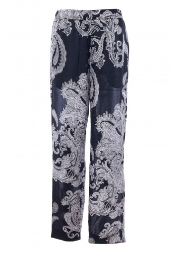 PAISLEY SILK PYJAMA PANTS