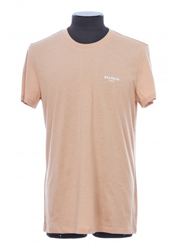 BALMAIN FLOCK T-SHIRT CLASSIC FIT