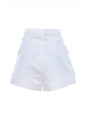 6 BTN WHITE DENIM SHORTS