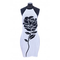 HALTERNECK ROSE JQD SHORT DRESS