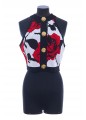 4 BTN RED ROSE JQD CROPPED KNIT TOP