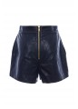 6 BTN QUILTED LEATHER SHORTS