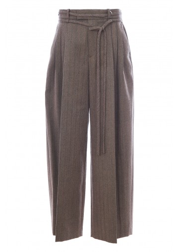 BAGGY TROUSER WITH WRAP TIE