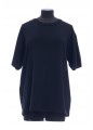 ESSENTIAL JSY SS TEE W/ PUFF LOGO & BOUND NECK