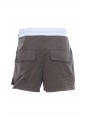 HIGH WAISTED CARGO RAVE SHORT WITH LOGO ELASTIC