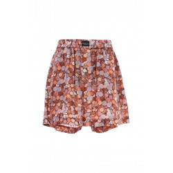PULL ON LOGO BOXER SHORT WITH COIN PRINT