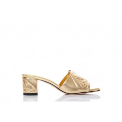 SANDAL LEATH S RUBB-SILK LEATHER