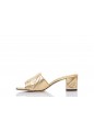 SANDAL LEATH S RUBB-SILK LEATHER