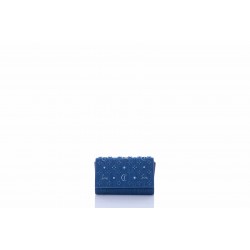 PALOMA CLUTCH TOILE DENIM/SP LOUBINTHESKY