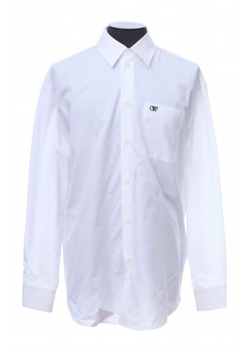 OW EMB HEAVYCOT OVERSHIRT