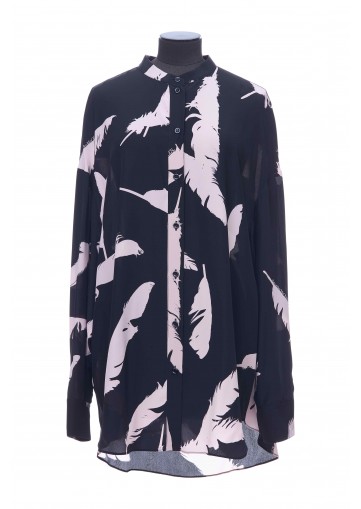 SHIRT FEATHER PRINT RESPONSIBLE