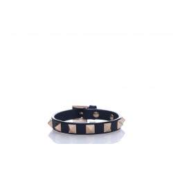 LEATHER BRACELET (8x8mm) | ROCKSTUD