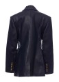 2 BTN LEATHER FITTED JACKET