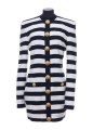 LS BUTTONED STRIPE JERSEY SHORT